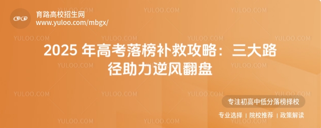 2025年高考落榜補救攻略，三大路徑助力逆風翻盤