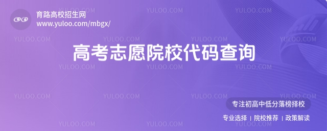 高考志愿院校代碼查詢