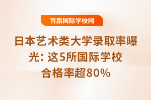 2025年日本藝術類大學錄取率曝光：這5所國際學校合格率超80%